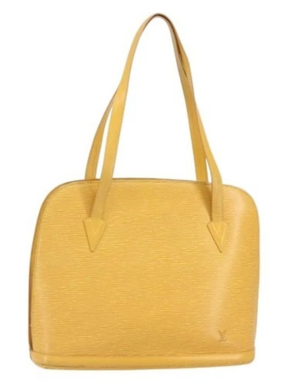 LOUIS VUITTON Epi Lussac Shoulder Bag Yellow